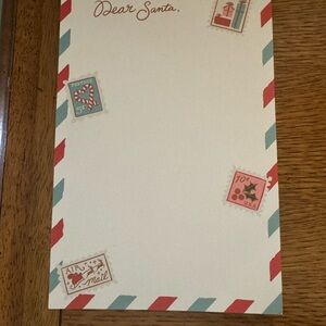 Vintage Airmail Santa Letter Paper